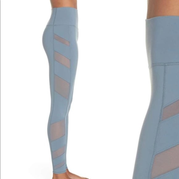 ALO Yoga Pants - Alo Block High-Waist Mesh Inset Leggings M G71